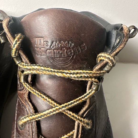 Vtg Dr. Martens 8287 Doc Chunky Grizzly Leather Combat Men’s Boots UK 12 US 13 - Picture 5 of 11